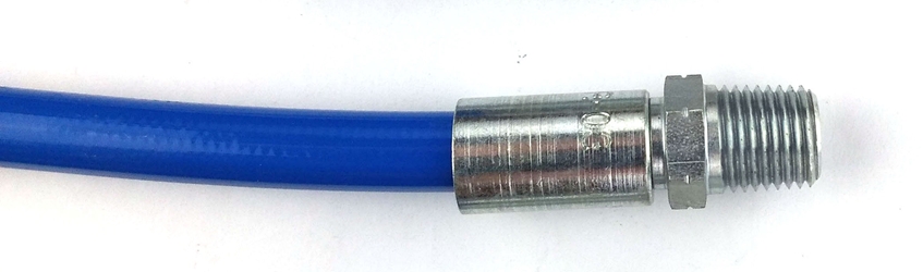 High Pressure 3/16" ID Air Station Hose with 1/4 Male NPT fittings 