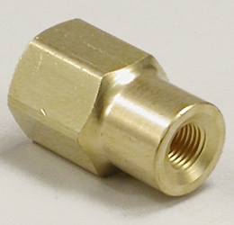 CGA 580 to 1/4" NPT female adapter, Brass 