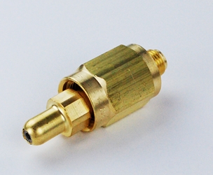 Wrench-tight Nut & Nipple for CGA 347, Brass 
