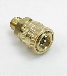 Quick Coupler - 1/4 NPT male, Oxy-clean 