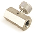 In-line Bleeder, Stainless Steel, 1/4 NPT female in and out - 46230
