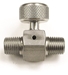 In-line Bleeder, Stainless Steel, 1/4 NPT male in and out - 46232