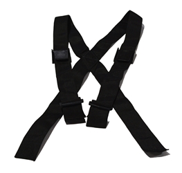Weight Belt Suspenders, Black 