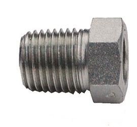 Hex Bushing, 1/4 NPT Male to 1/8 NPT Female, Stainless Steel 67210SS-OX