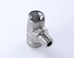 Male Branch Tee, 1/4 NPT, Stainless Steel - 67320SS