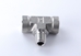Male Branch Tee, 1/4 NPT, Stainless Steel - 67320SS